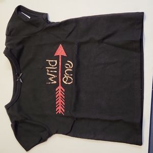 Garanimals Black "WildOne" Tshirt Size 12M